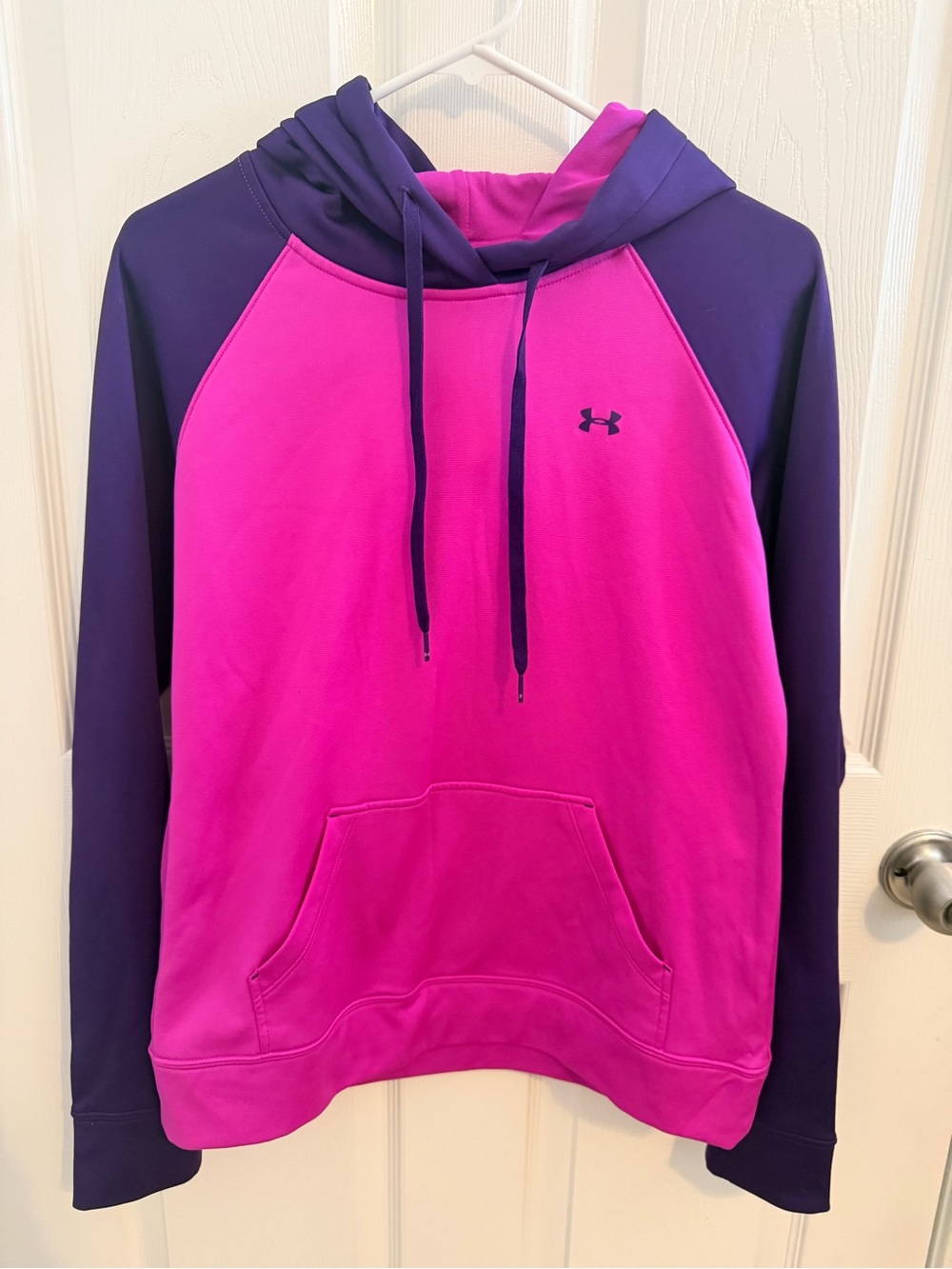Under Armour Women's Hoodie in Hot Pink and Purple